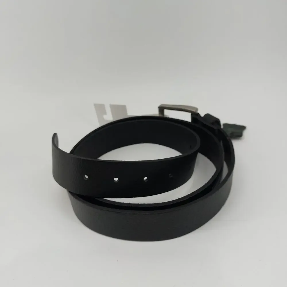 Sonoma Black Genuine Leather Belt Single Prong Men's Size 42